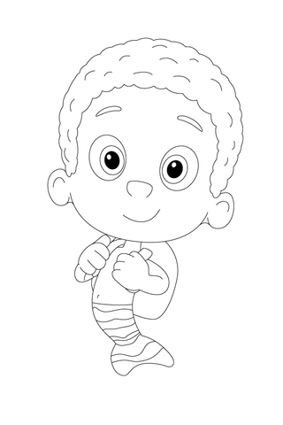 Goby Is Packed And Ready To Go Coloring Page